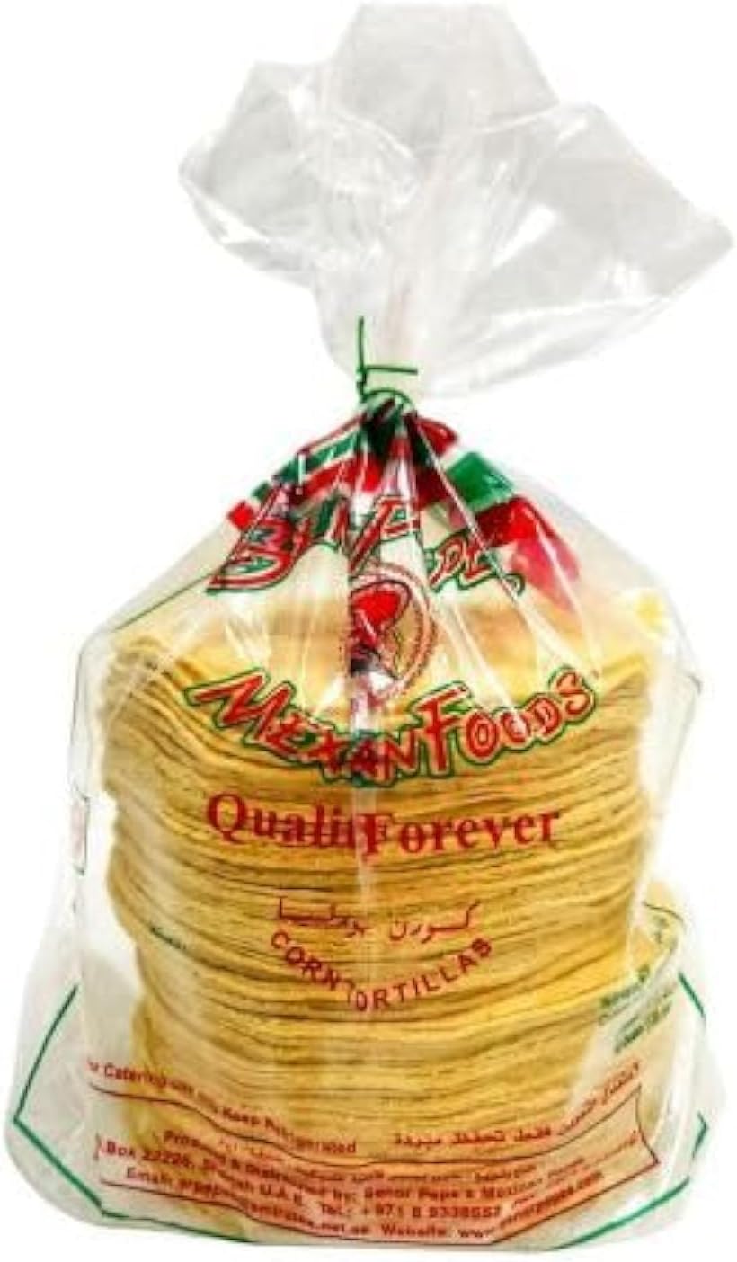 SENOR PEPE'S CORN TORTILLA 6" 10GM 10 DOZ