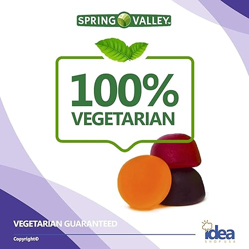 Miniatura 3 de Spring Valley - Gomitas vegetarianas de melatonina para niños, apoyo para dormir, paquete de 60 unidades (paquete de 3) con exclusivo Have a Great