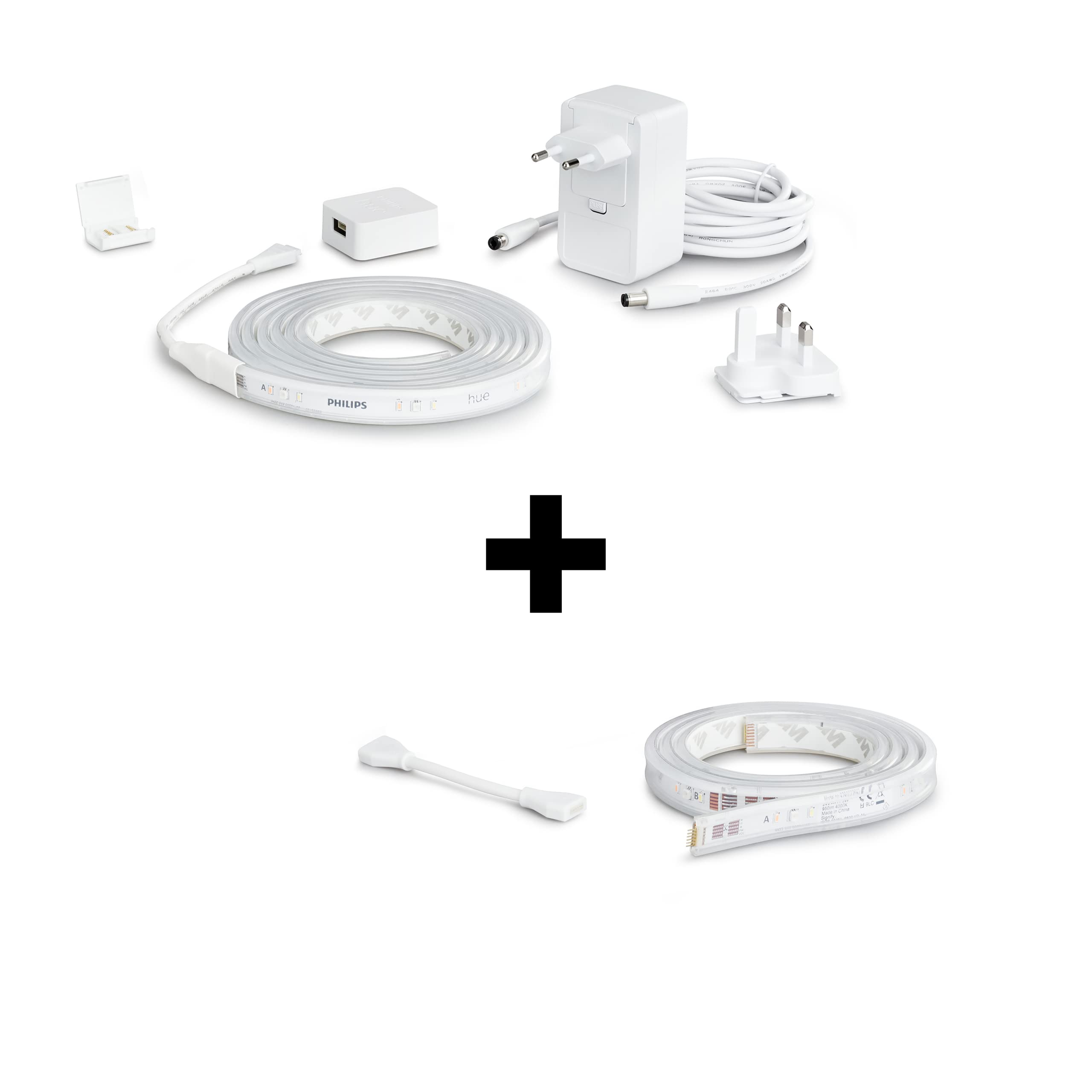 Philips Hue lightstrip plus White & Color 3m - basispakket Draadloze