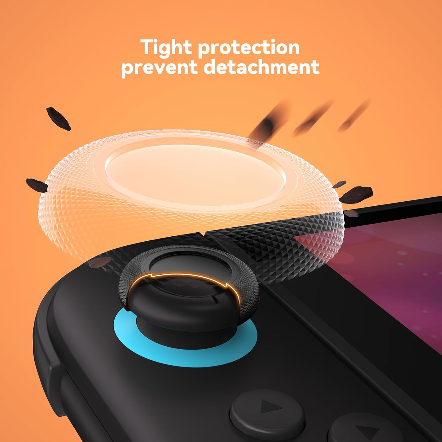 NEWDERY Thumb Grips for Nintendo Switch 2/Switch Pro Controller, Anti-Slip Silicone Joystick Caps, Ergonomic Button Covers for Enhanced Precision, Comfort & Protection, Durable Stick Grips (12 Pack) - Image 5