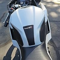 Vista 3 de Para Kawasaki Ninja 400 Ninja400 2018-2022 Lateral Tanque de Combustible Protector Pegatinas Pegatinas de Gas Rodilla Agarre Almohadilla de Tracción