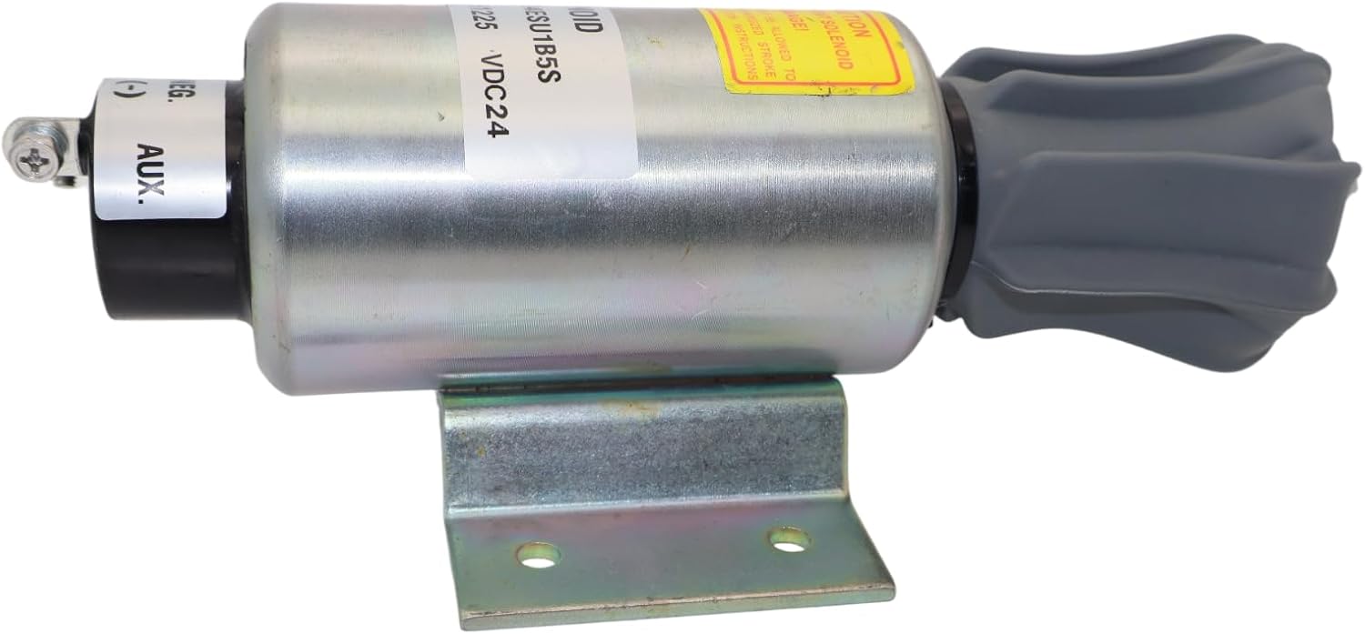 24V Fuel Shut Off Solenoid 2370-24ESU1B5 For Mitsubishi S12R S16R Industrial Diesel Engine