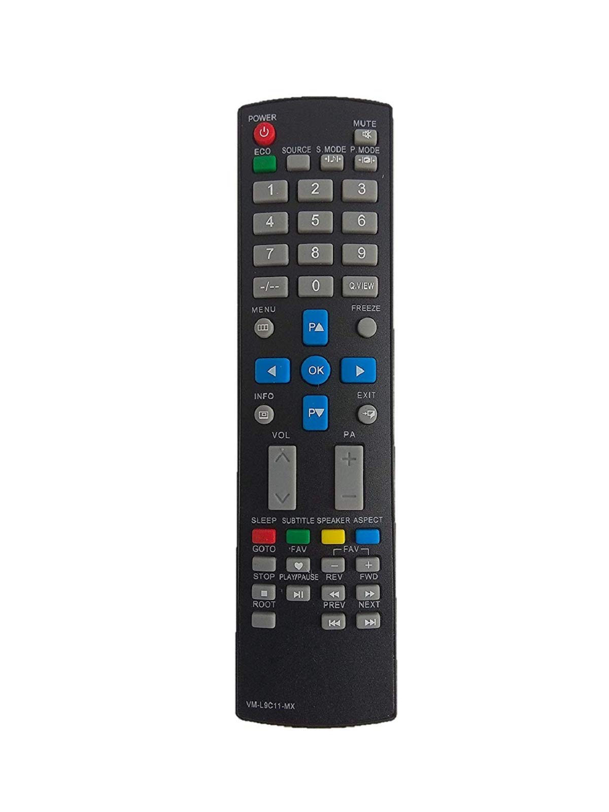 BhalTech VM-L9C11-MX LED LCD TV Universal Remote Control Compatible with Beston LED LCD TV Remote