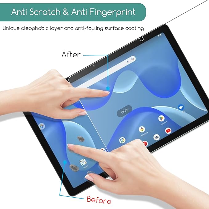 Protector de Pantalla de Vidrio Templado para Onn 10.4 Pulgadas miniatura 4