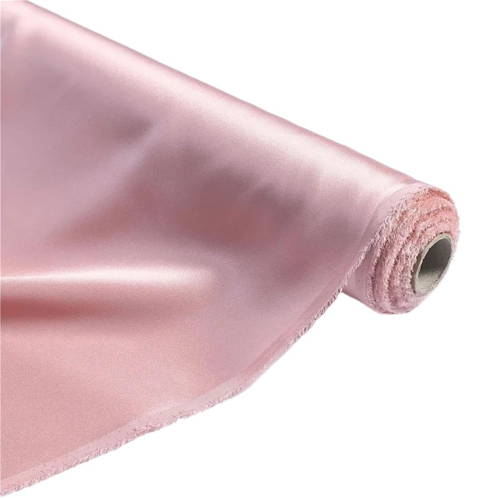 Satin Fabric Mulberry Silk Charmeuse Fabrics Textile Embroidery Garment Plain Satin Fabric(1,50x140cm)