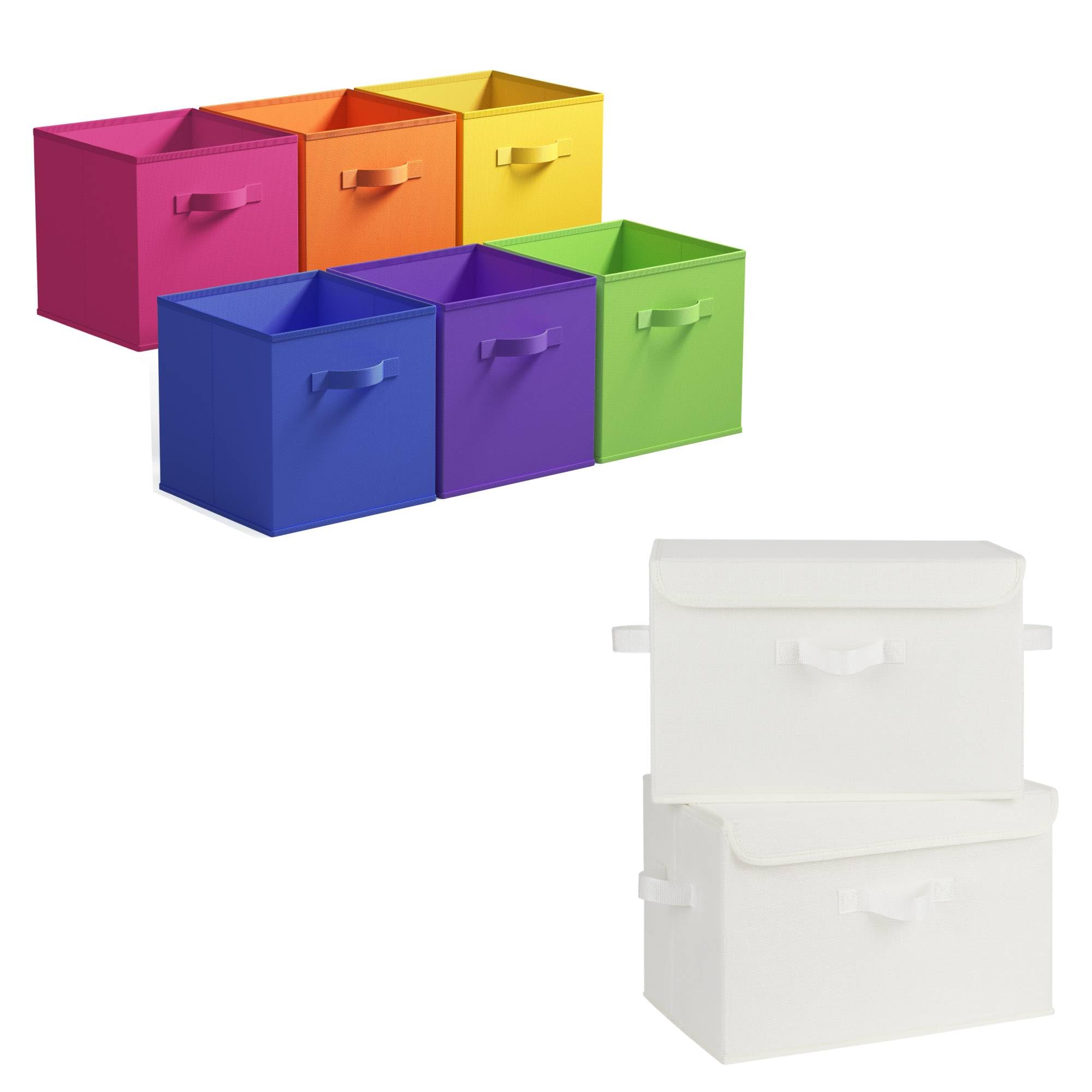 GRANNY SAYS Set di Cubi portaoggetti scaffale e Scatole Portaoggetti con Coperchio