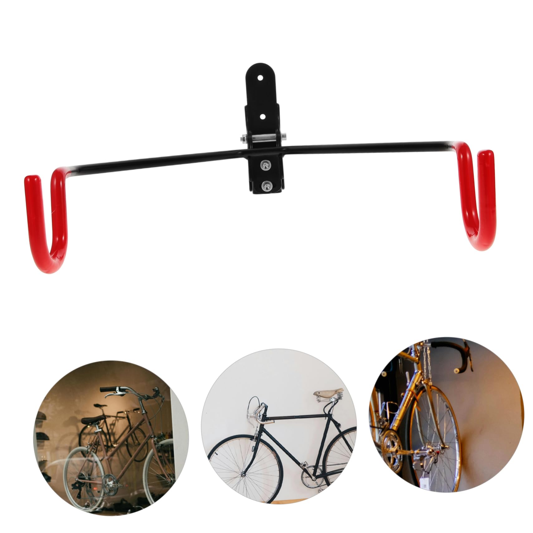NUOBESTY Wandmontierter Fahrradaufbewahrungshaken Aus Manganstahl Stabiler Fahrradhalter Für Garage Und Innenbereich Platzsparender Wandhaken Für Fahrräder Für Radliebhaber Und Praktische Nutzung