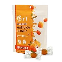 Vista 11 de P.R.I Nuggets de miel y jengibre de Manuka, dulce y totalmente natural, caramelo duro, 3 onzas