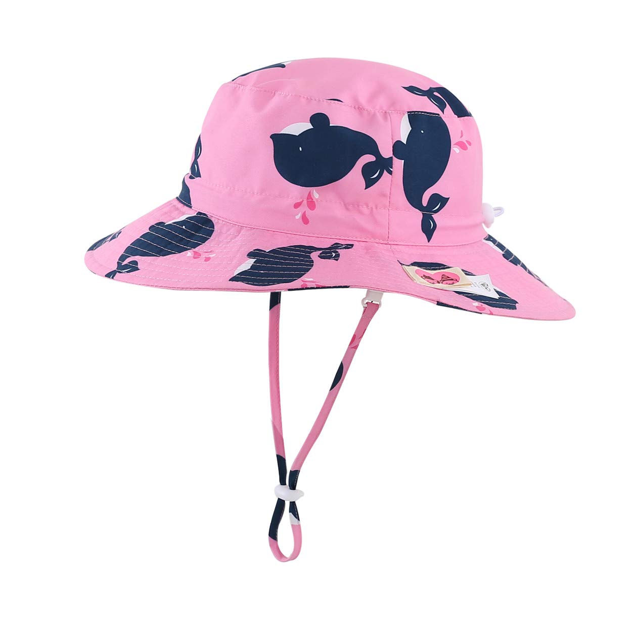 Magracy Toddler Kids UPF 50+ Bucket Sun Hat Wide Brim Sun Protection Hats for Baby Boys Girls Adjustable Foldable M
