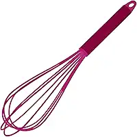 Batedor Fuê em Silicone Flexível 30cm Ideal para Confeitaria