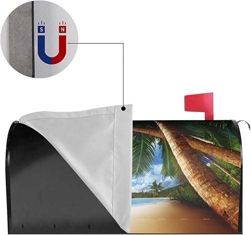 Miniatura 78 de Funda magnética impermeable para buzón de buzón de flores rústicas, pájaros y mariposas, decoración de buzón de 21 x 18 pulgadas Flores Rústicas