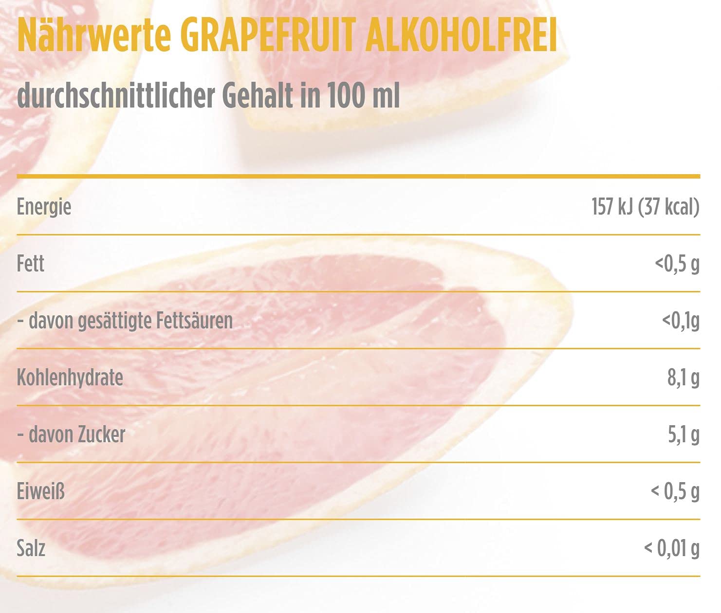 Schöfferhofer Grapefruit alkoholfrei, EINWEG 24x0,50 L Dose