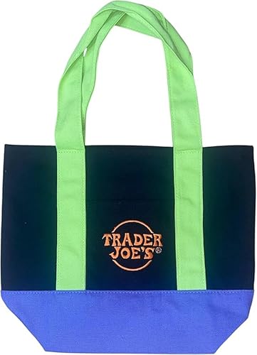 Fall Trader Joe's Mini Canvas Tote Bag Multi-Color, Qty 1
