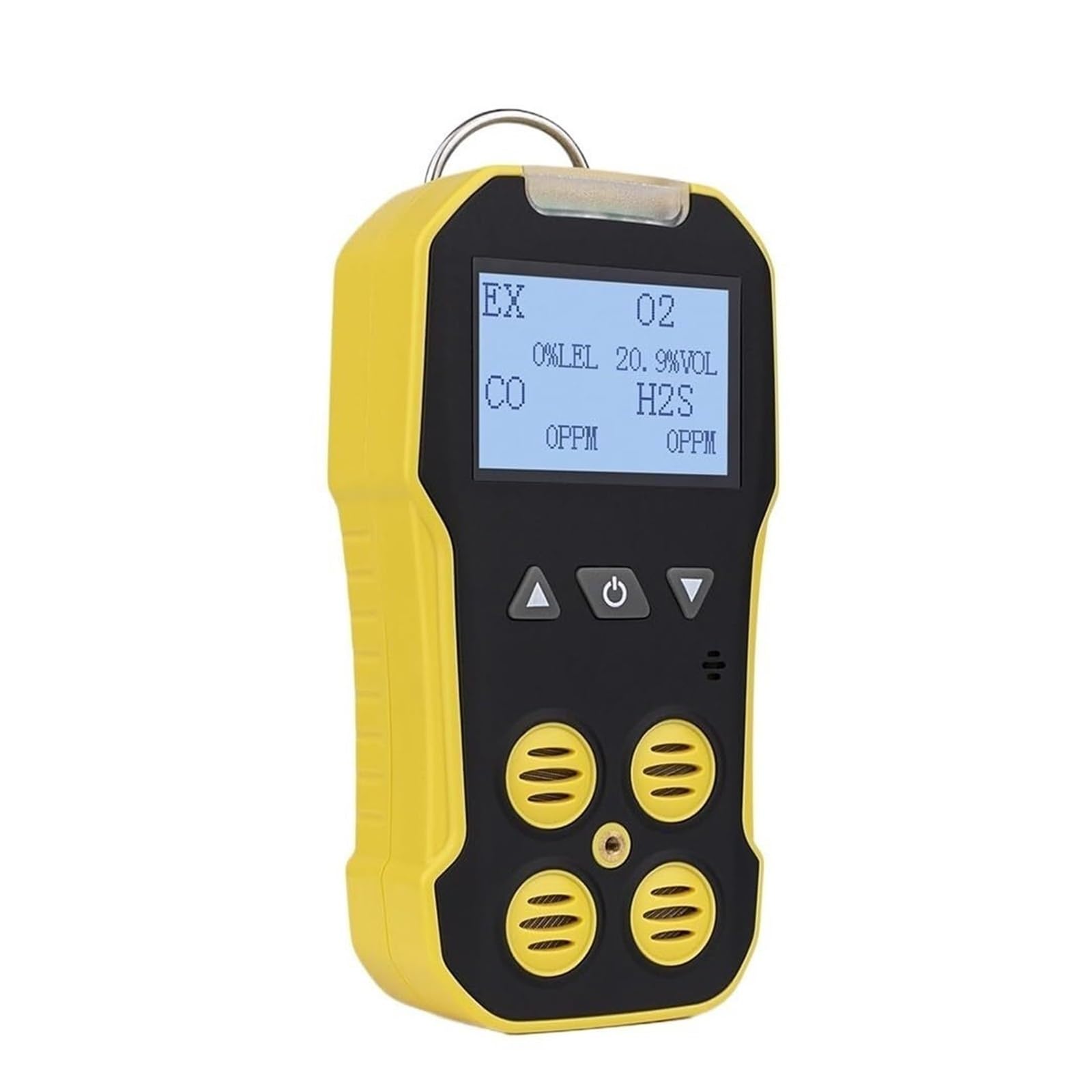 Détecteur de gaz, Détecteur Multi-gaz Compteur De Gaz 4 en 1 Oxygène Sulfure D'hydrogène Monoxyde Carbone Carburant, pour la Maison