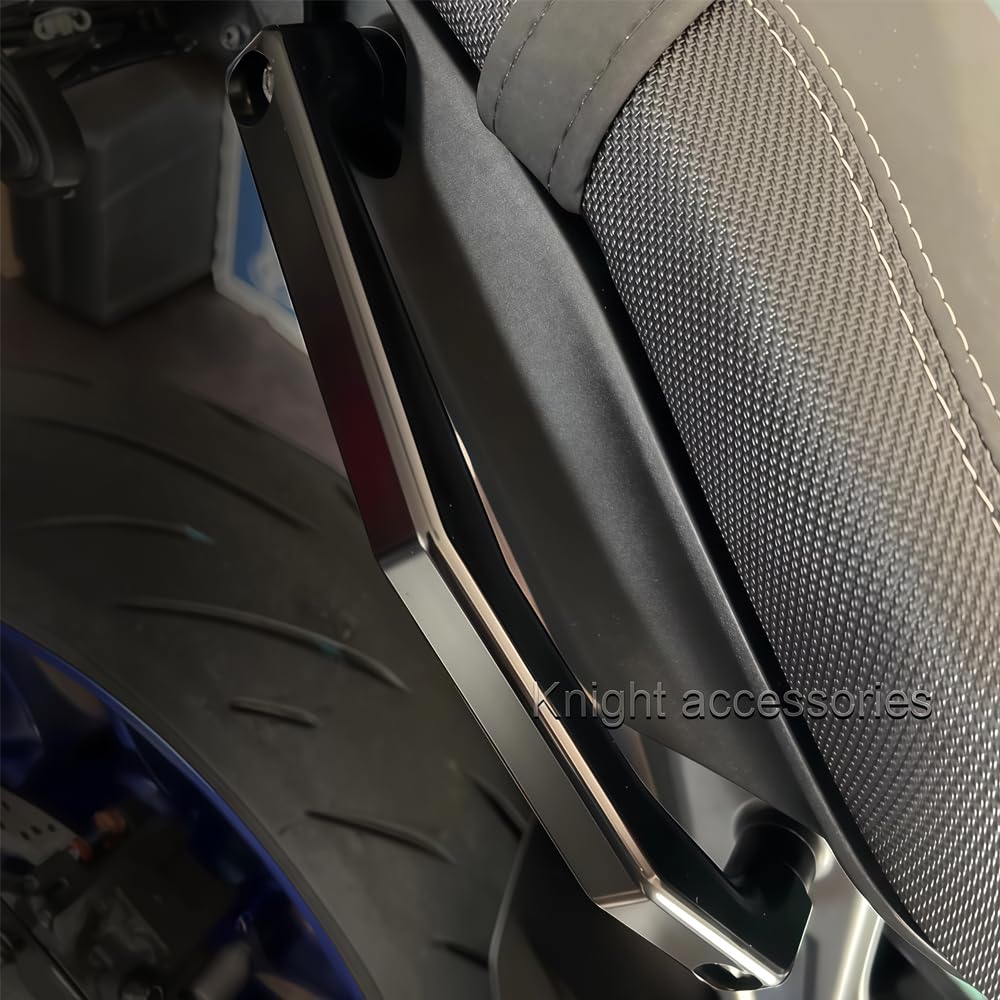Para MT09 MT-09 MT 09 FZ09 FZ-09 2021 2022 2023 barras de agarre traseras para asiento trasero de pasajero