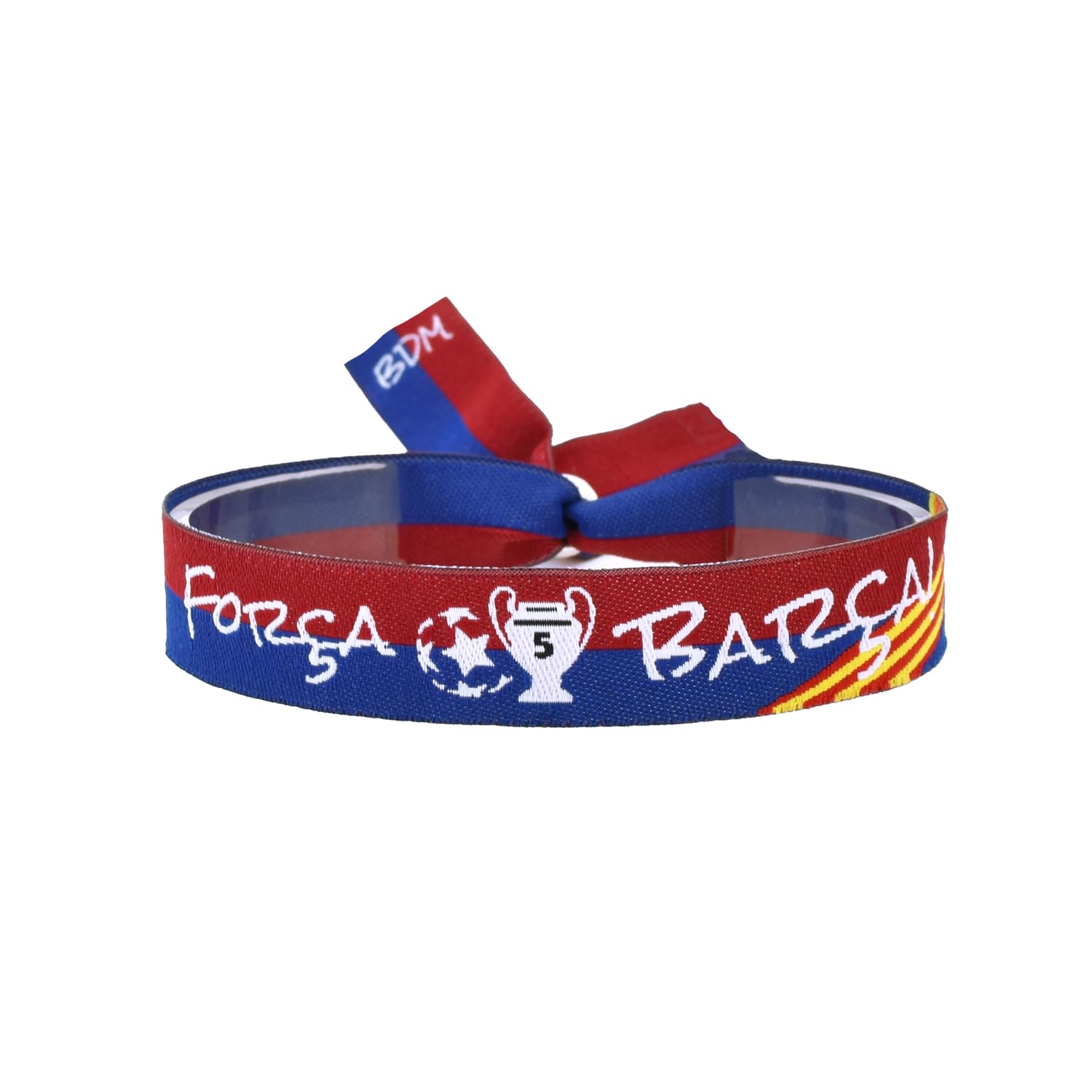 BDM Barcelone Football Bracelet Unisexe pour Tressage Hilo Hommes ou Femmes. Un pour Les Fans de l'équipe