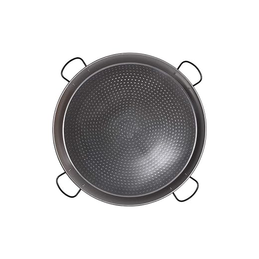 Paellera Acero Pulida Ø900 Mm 4 Asas En Oferta Cofan Paellera Con 4 Asas, Acero, Gris, 108 Cm