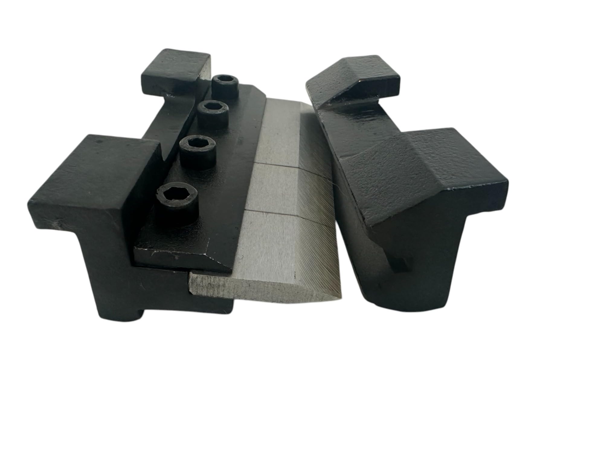 Sheet Metal Brake Bender Tool, 4" Bending Brake Vice Mount for 14 Gauge Steel or Aluminum Sheeting, Metal Bender Finger Die Set, Folder Folding Tool,
