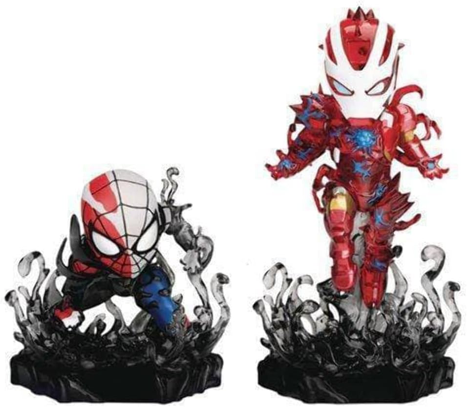 Beast Kingdom San Diego Comic-Con 2020 Exclusive Marvel Maximum Venom Special MEA-018SP Mini Egg Attack Figure 2-Pack Multicolor Standard