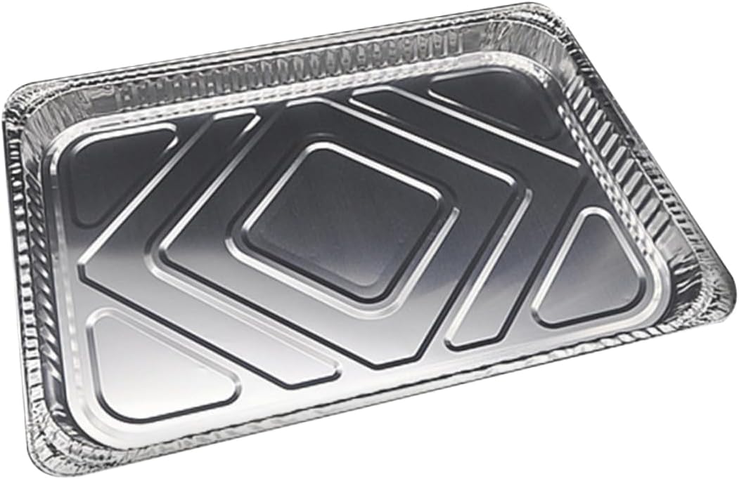 10pcs Disposable Aluminum Foil Pan Tray Tin Liners for Grill Maintenance