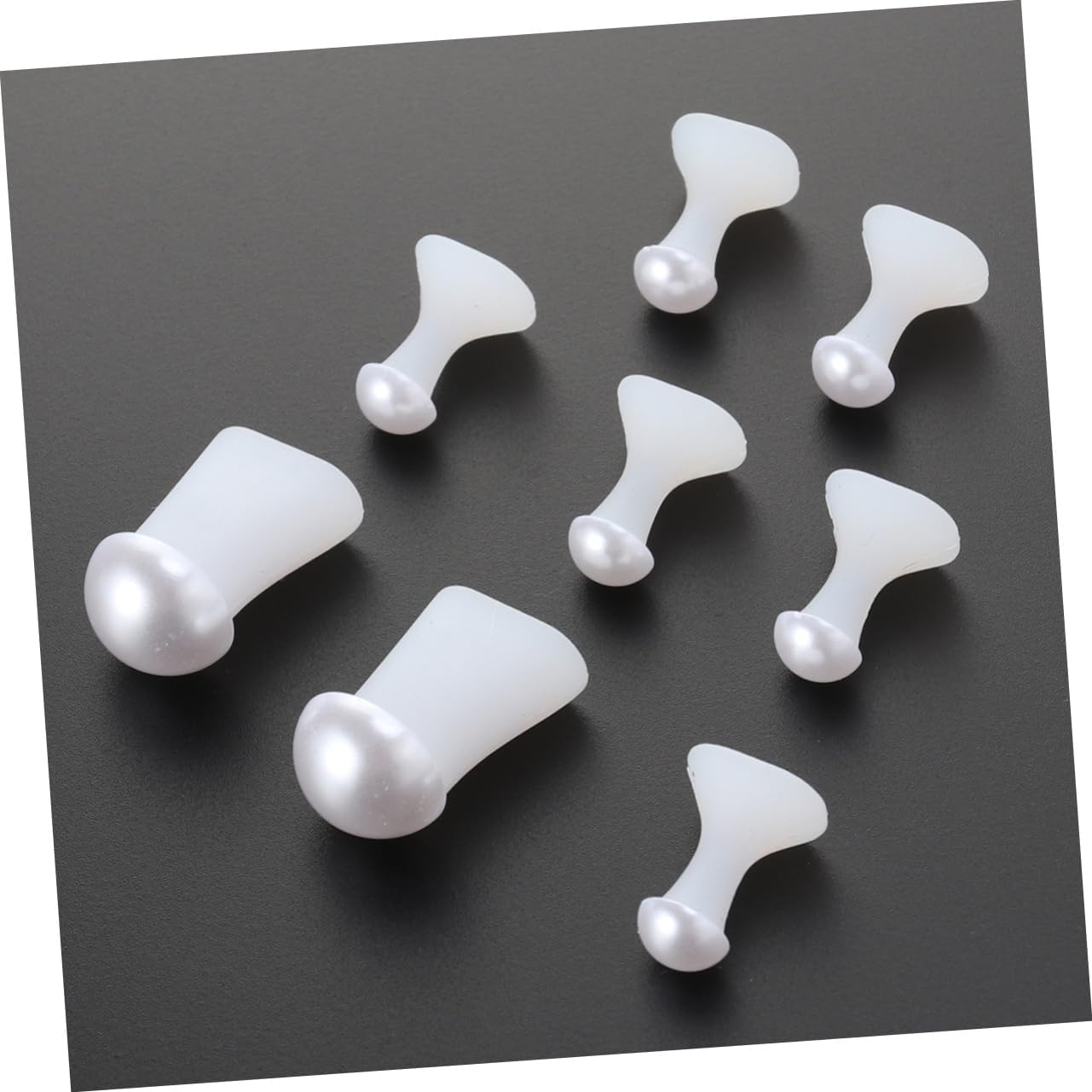 16pcs -Grade Silicone Toe Stretchers Bunion Preventer Pads for Tailor Bunion Toe Separators and Stretcher