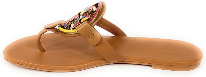 Amazon | Tory Burch レディース エナメル ミラー サンダル フラット