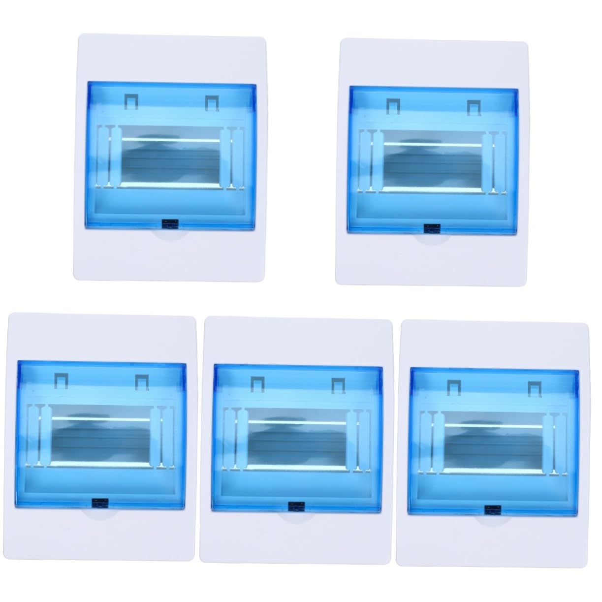 Lurrose 5 Pièces Boîte de protection des fuites extérieur résistant aux intempéries enceinte Couverture Imperméabiliser preuve boîtes de distribution d'énergie boîtier en plastique