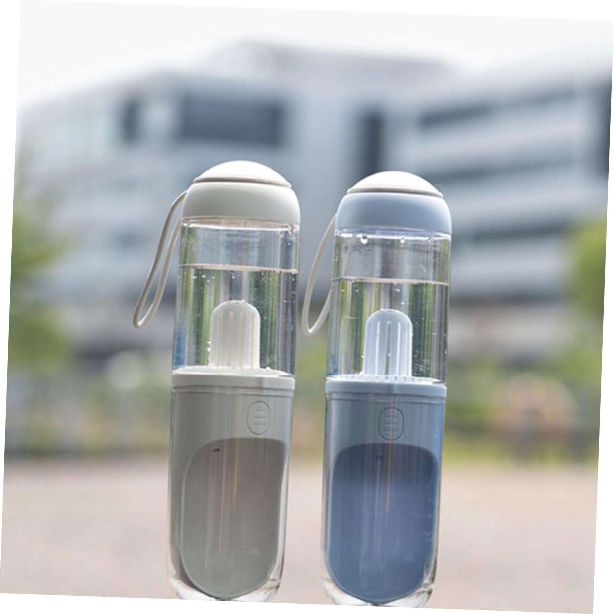 VANZACK Borraccia Portatile per Cani e Gatti 330ml, da Viaggio Design di Perdite, Apertura per Uscire