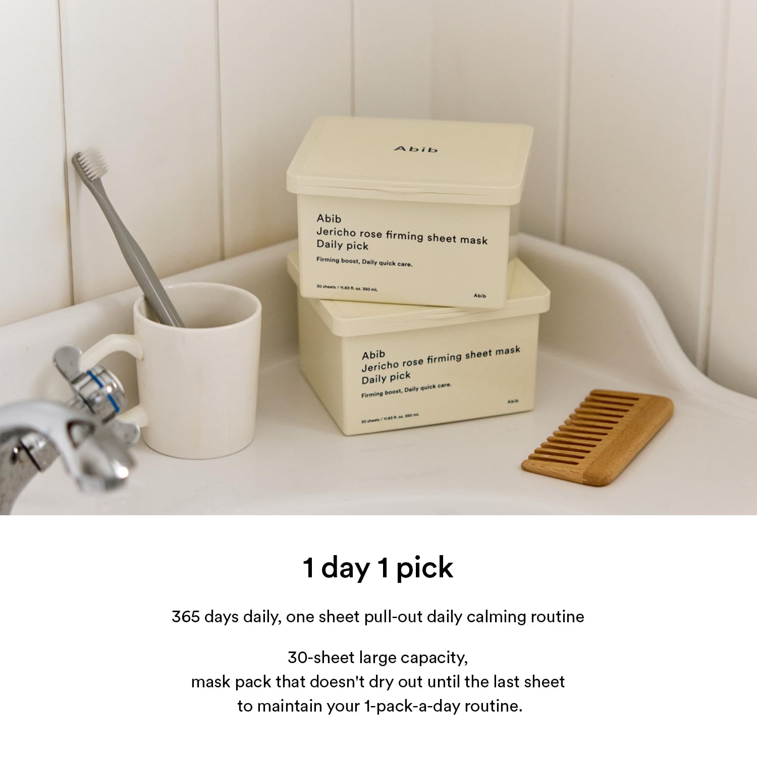 Abib Jericho Rose Sheet Mask Daily Pick (30 Sheets)