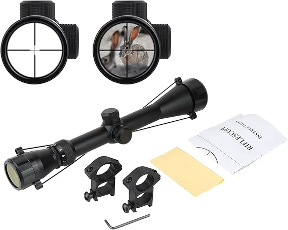 ToopMount Zielfernrohr 3-9x40 - Wasserdichtes Jagdvisier Mit Montageschienen