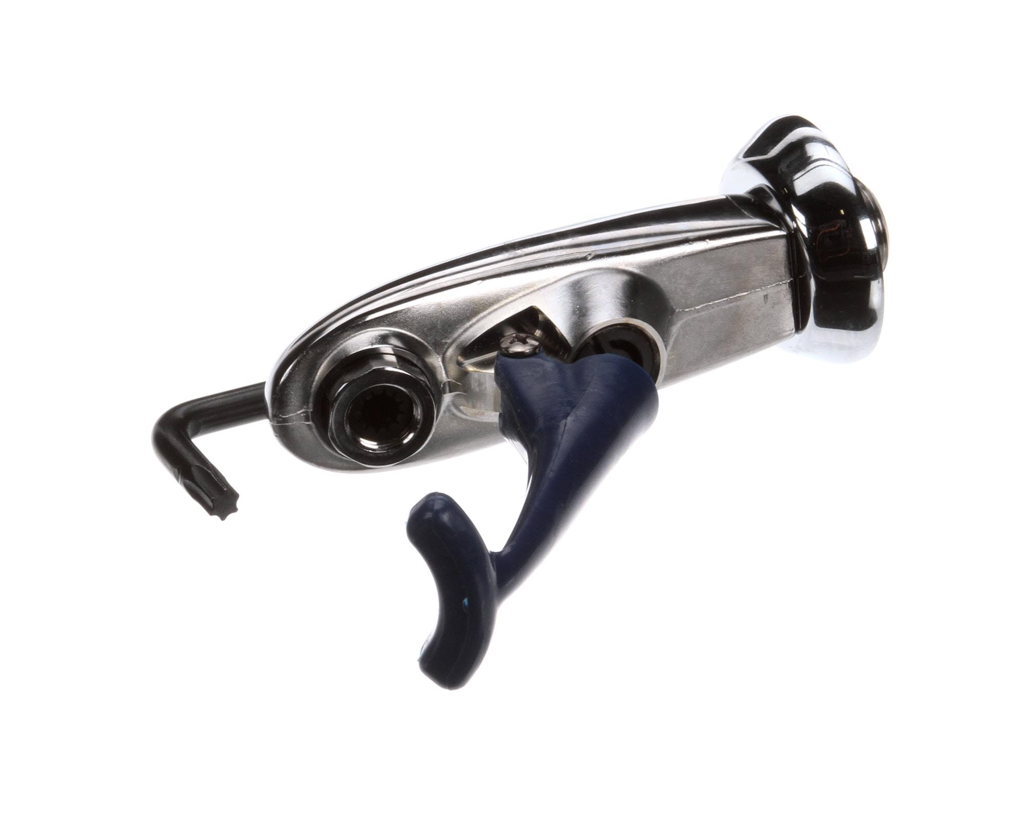 T&S Brass B-1200 Relleno de vidrio, montaje en pared, entrada hembra NPT de 3/8 pulgadas, brida ajustable