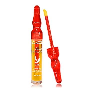 two faced lip injection extreme lip plumper gloss - hydrating lip oil & lip mask for plump, smooth lips, Hydrating & Reduce Fine Lines,Lip Plumper Gloss with Spicy - Clearly Spicy 5ML