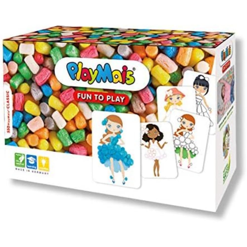 Playmais Fun to Play Fashion pour Filles et garçons à partir de 5 Ans I Activité Manuelle avec 550 pièces et modèles avec Instructions I Jeu éducatif I Créativité et motricité Fine…