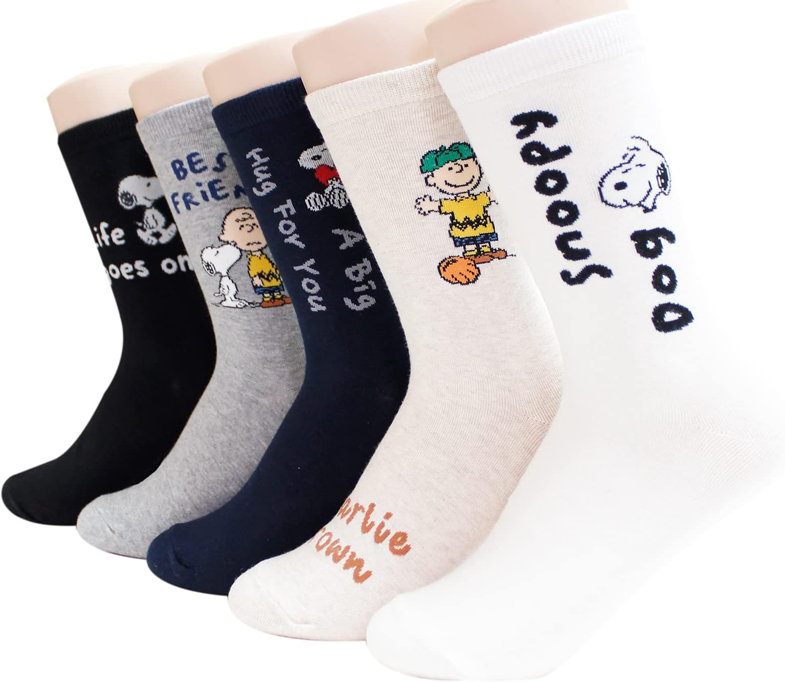 Kiss socksThe Peanuts Snoopy Women and teen girls Licensed Socks Collection Socksense