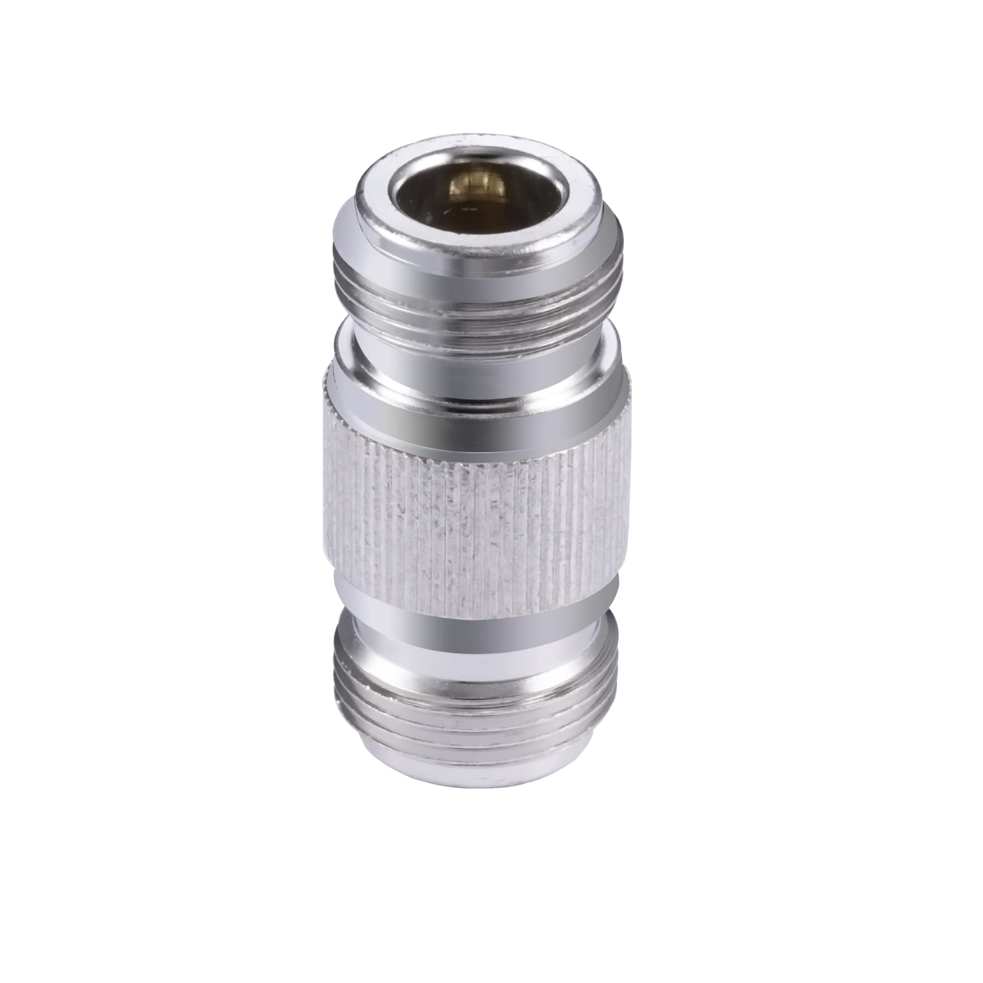 Vecys 2 Pezzi Adattatore per Cavo Coassiale da Tipo N Femmina a Tipo N Femmina 50 Ohm per Antenna WiFi Radio CB