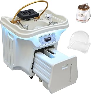 Water Circulation & Fumigation, Height Adjustable—Energy Saving 3000w, 60l Fresh & 30l Waste Tank, Constant Temperature 30–60°C, Japanese Head Spa Equipment, For Salon Scalp Care