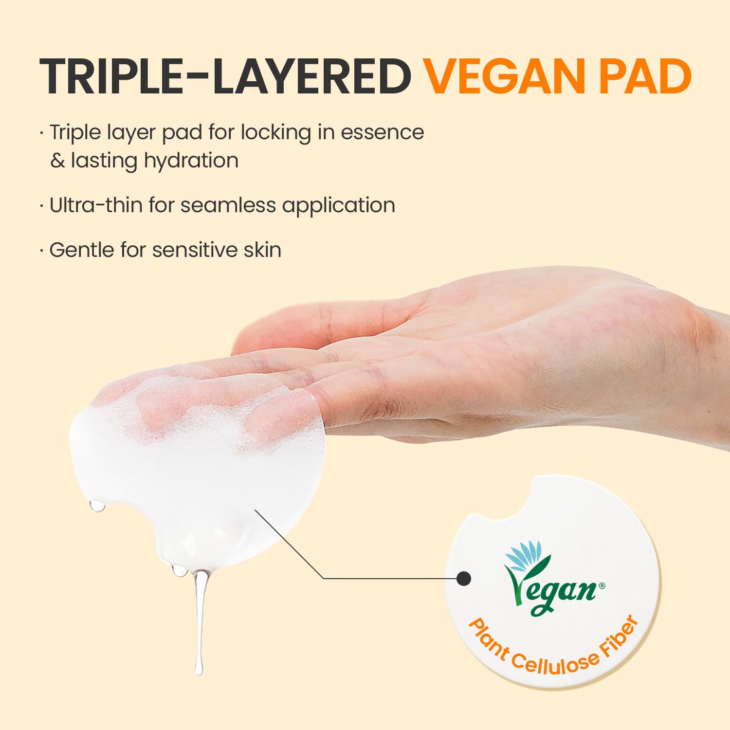Almohadillas tónicas estimulantes para piel facial grasa coreana, vitamina C, niacinamida, hojas del corazón, hidratantes y calmantes para enrojecimiento, almohadillas tónicas con vitamina