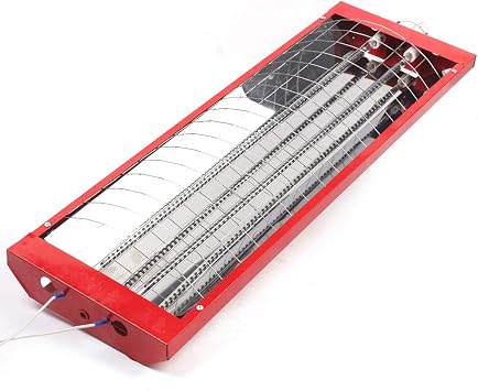 Baking Infrared Paint Curing Lamp, 8 Sets 2000w Short Wave Infrared Heater, Car Bodywork Repair Paint Dryer/Stand, for Automotive Spray Booths Far Infrared Radiation Heating, Spray Baking Room