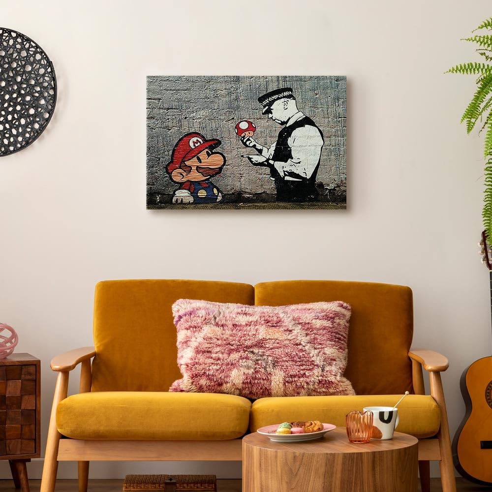 B&D XXL - Quadro Acustico Moderno Street Art 1 pezzo schiuma acustica Quadri Moderni Camera da Letto Matrimoniale - Stampa su Tela - Pannelli Fonoassorbenti Decorativi - Fonoassorbente Acustiche