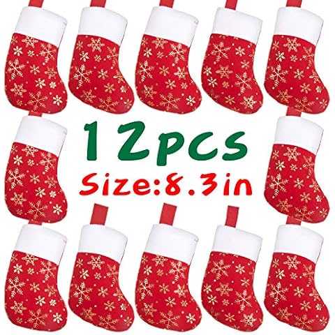 DIYASY Christmas Mini Stockings Cover