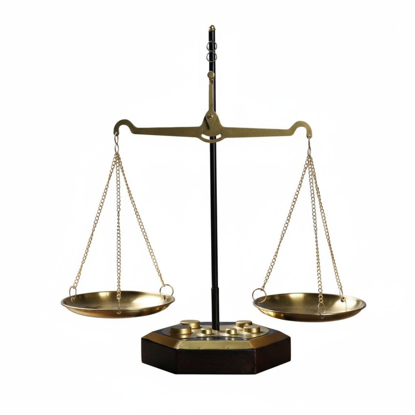 Decorative Balance of Fairness Rustic Look Balance of Fairness Sculpture Decorative Balance Scale Sturdy Vintage Balance Scale, L-image-30