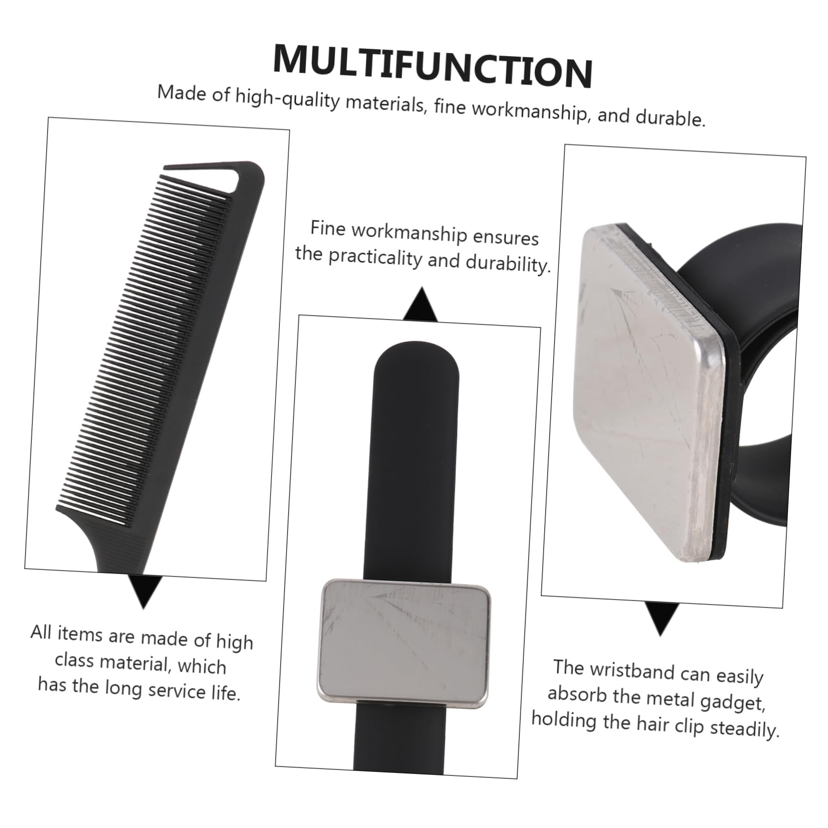 Beavorty 3sätze Hairpin Holder Magnetisches Armband Für Friseure Praktisches Nadelkissen Für Haarschneider Einfach Zu Verwendendes Werkzeug Für Haarstyling Und Friseurbedarf
