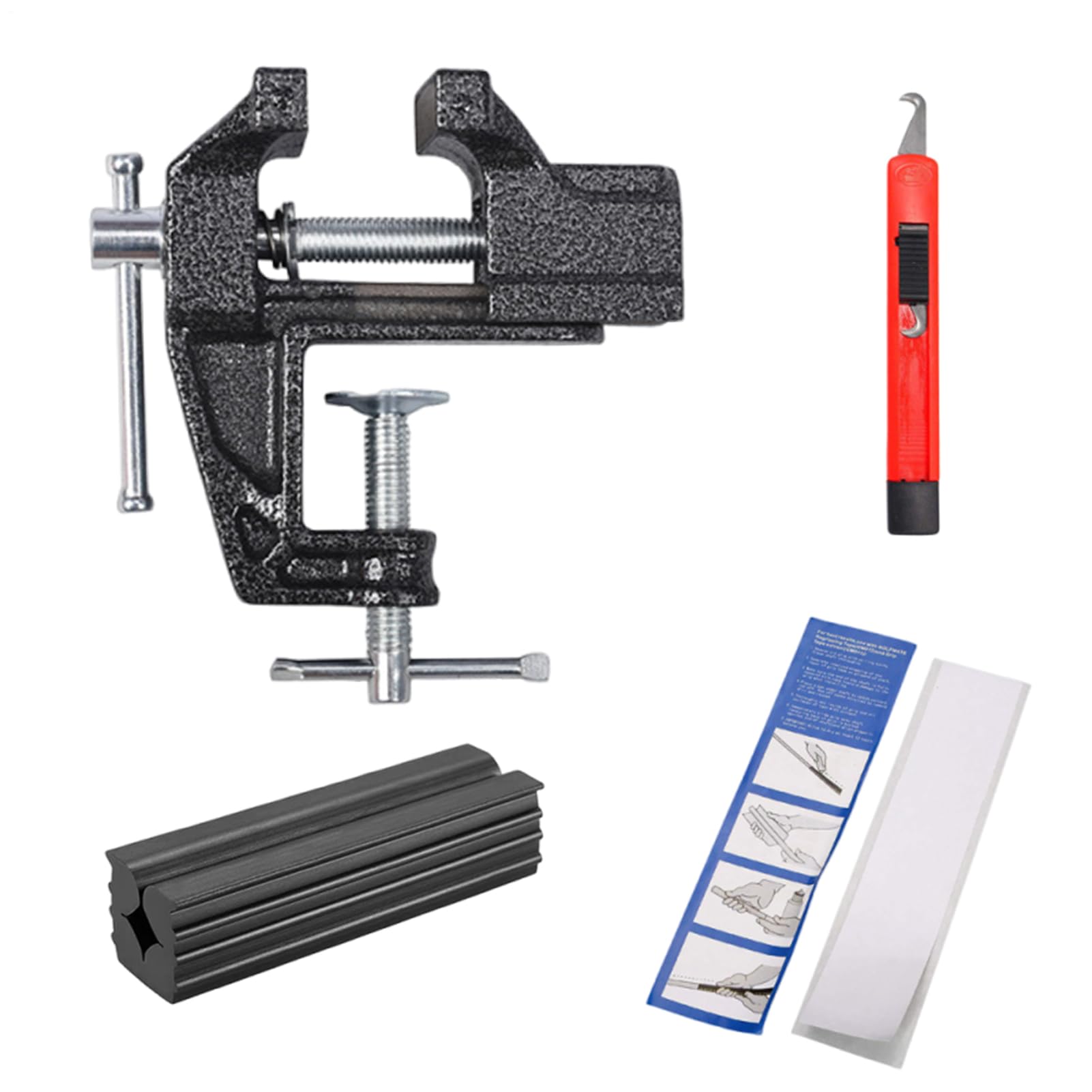 Kit de reenvío para palos de golf | 4 piezas tornillo de sujeción portátil - extractor portátil con manguito de goma para varillas de carbono o metal de estándar