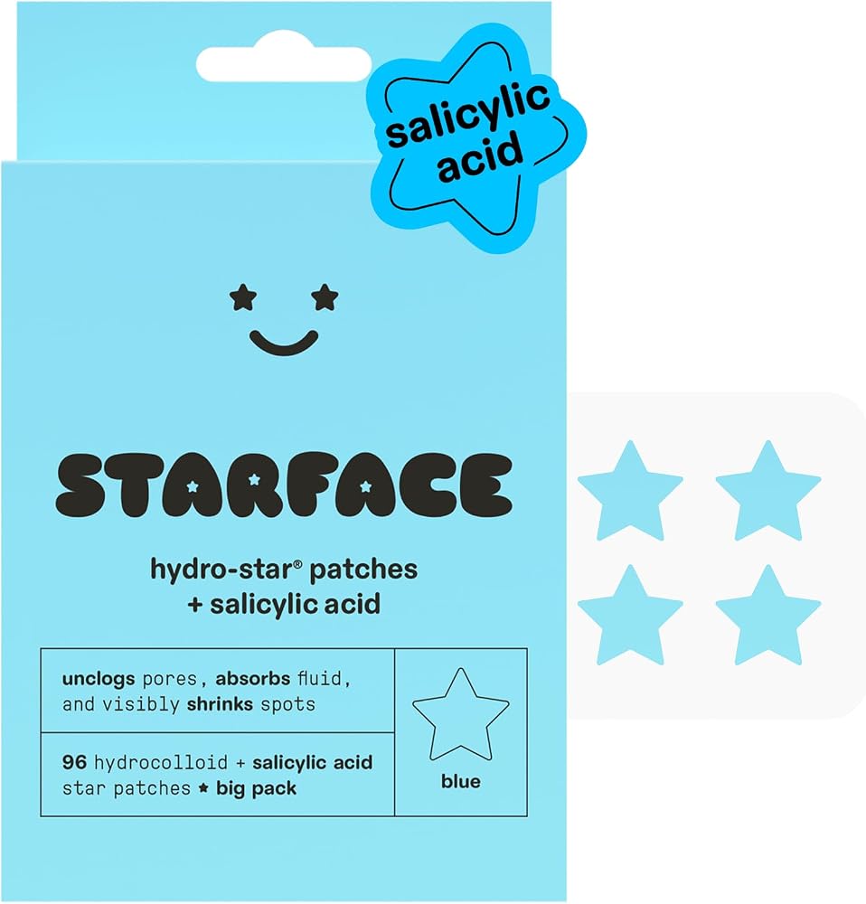 Starface Hydro-Star® Blue Hydrocolloid Star Patch, 96 ct