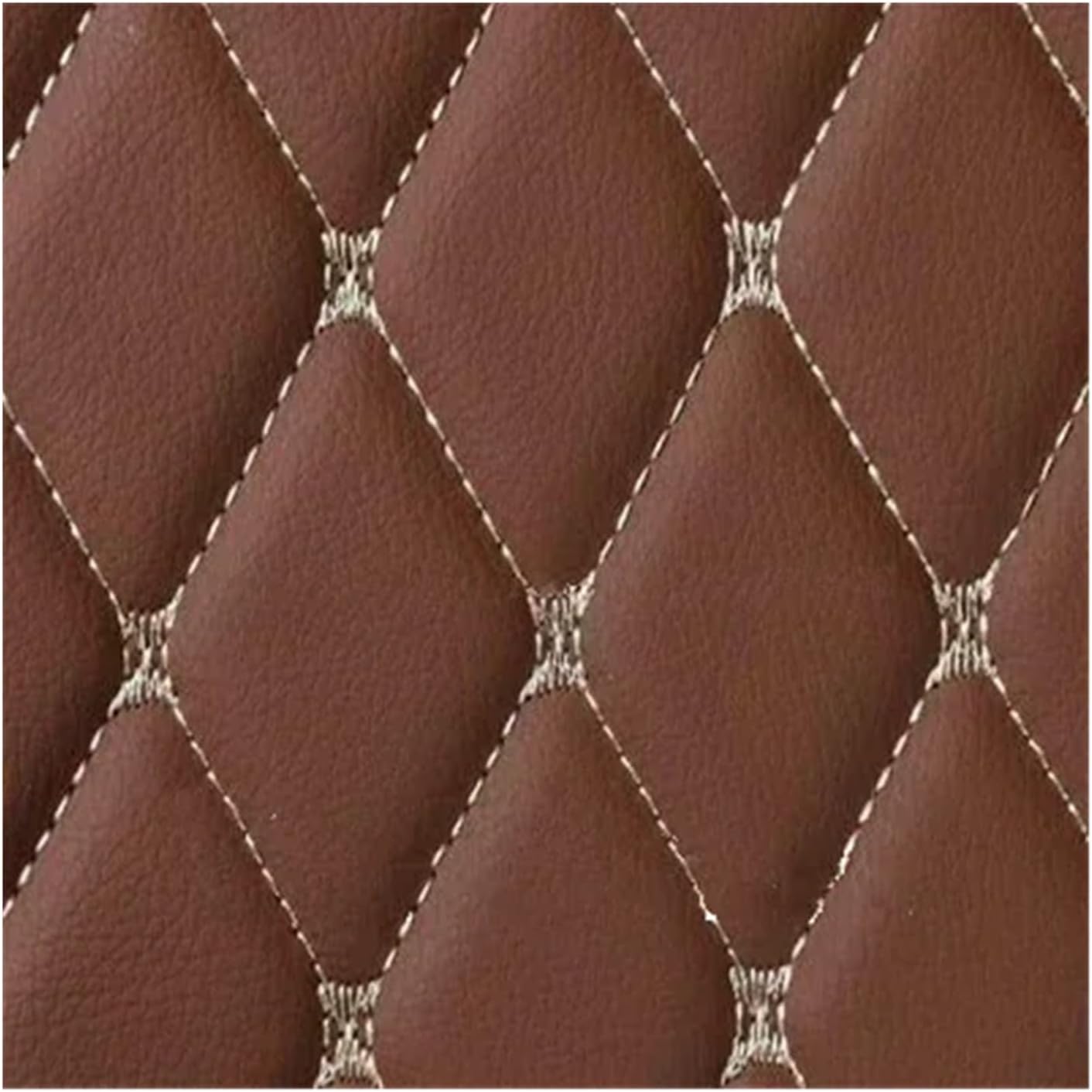 Car Boot Protector For Cadillac CTS 2doors 2011-2012 PU Leather Customized Car Trunk Mat Car Accessories Carpet(قهوة)