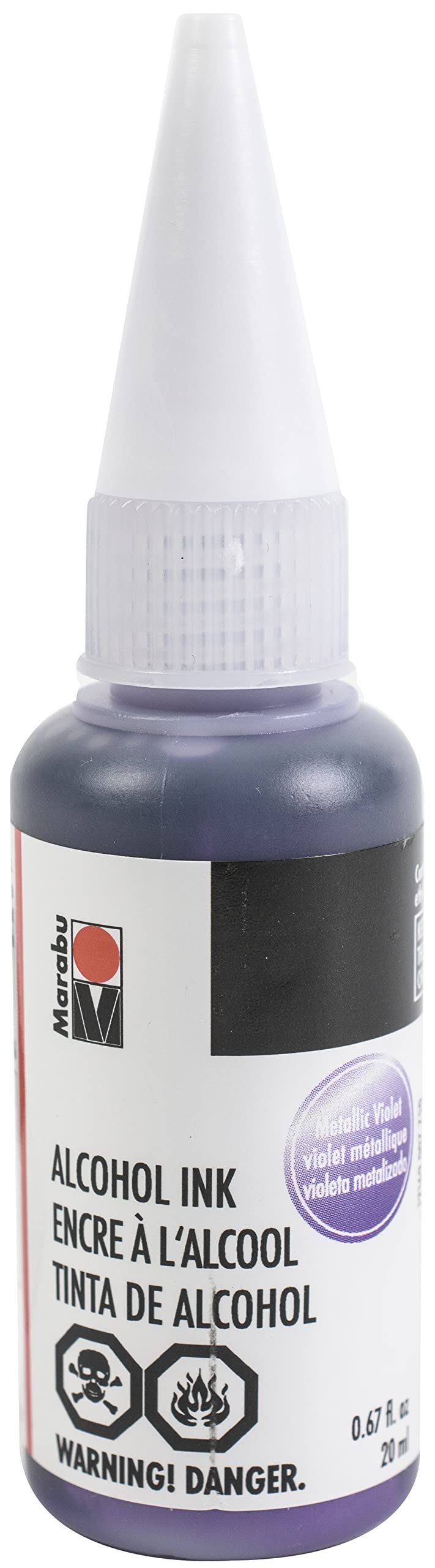 Marabu Alcohol Ink, Metallic Violet, 20ml (12169007750)