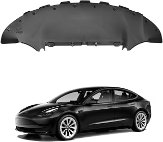 Front Bumper Guard Shield Splash Under Cover Panel Compatible with 2017-2022 Tesla Model 3, Replace 108417400D