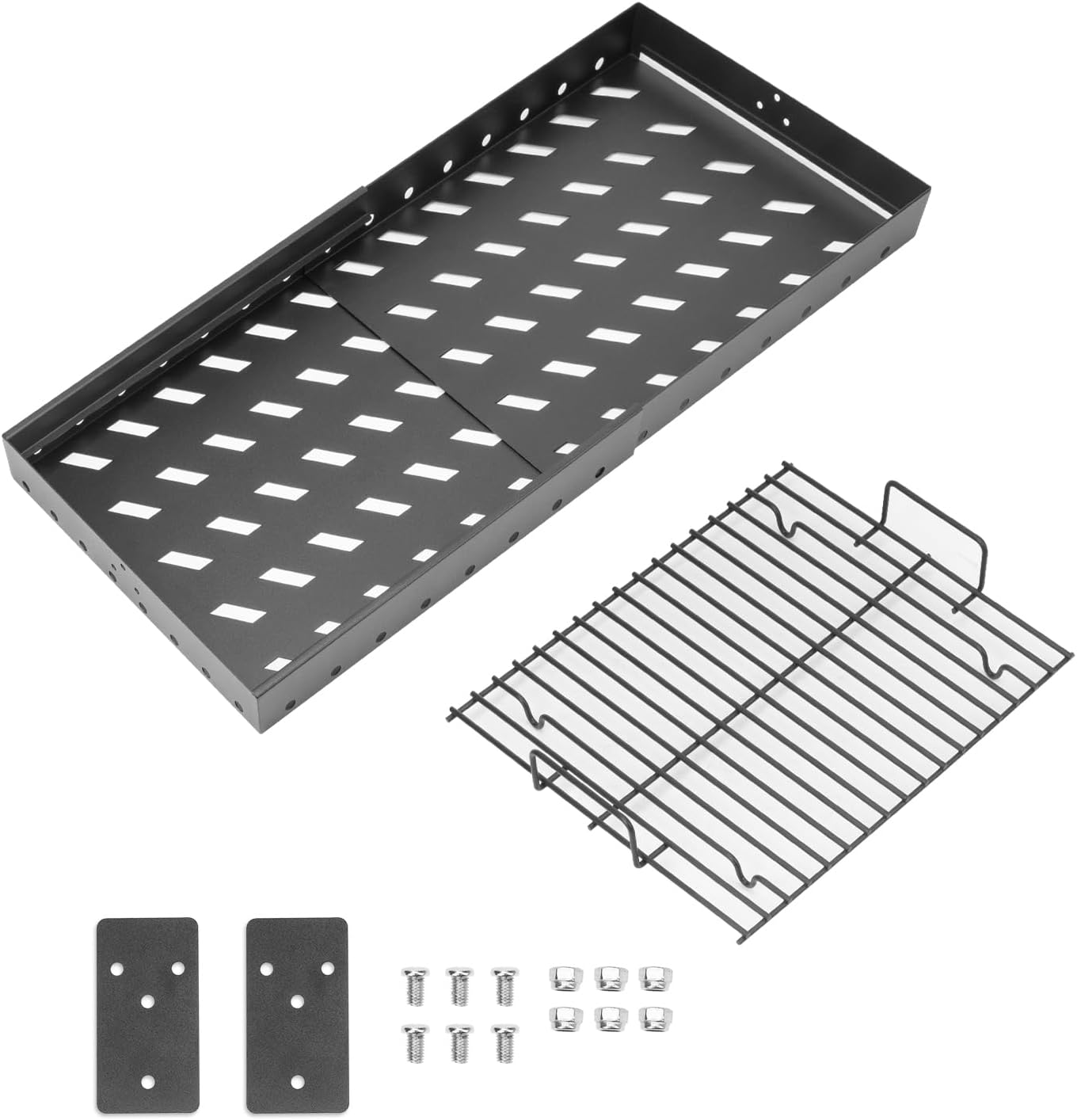 15-28 Inch Stretchable Charcoal Tray for PS9900, 47183T-21, High-Temperature Coating Charcoals Basket for HC4518L PS9500 8500 6800 6500 SH19030119 SH19030219 SH9916 Smoke Hollow Grill Replacement Part