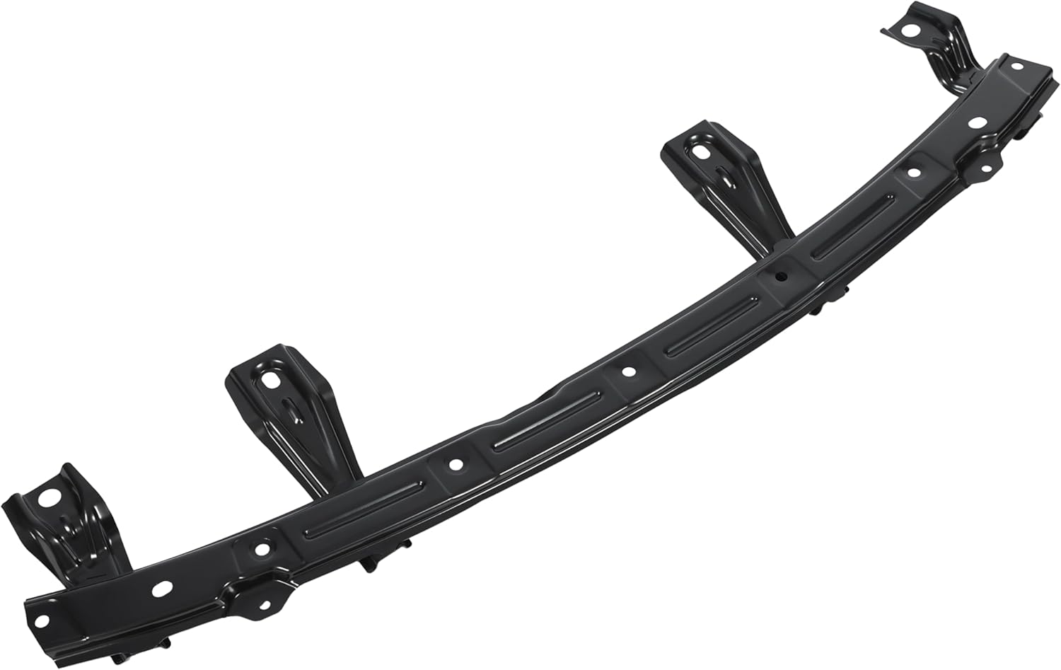 KUAFU Front Bumper Cover Retainer Compatible with 2016-2021 Honda Civic HO1031105 71150TBAA00 5537432 Bumper Bracket Beam Bar Support Steel Black