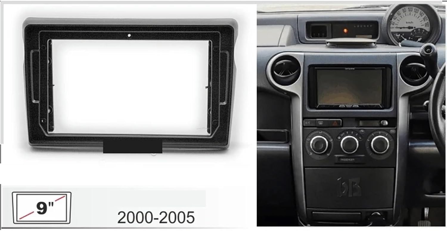 9 Inch Car Fascia Radio Panel Compatible for Toyota Scion XB 2004-2006 Dash Kit Install Facia Console Bezel Adapter 9inch Plate Trim Cover(9 inches)